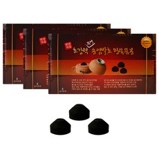 천년거북 왕쑥뜸봉 무연 3갑 송염발효 쑥 뜸, 알콜솜 10매+향초+핀셋