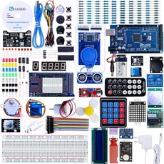 ELEGOO 가장 완벽 하고 고급 스타터 세트 아두이노 IDE 메가 와 호환 2560 스파±올 및 메가 2560 R3 컨트, 단일옵션, 단일옵션