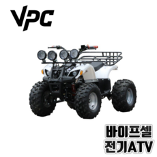 바이프셀 전기 전동 고출력 ATV 4륜 오토바이 사륜 산악 바이크 사발이 네발, 빨간색, 4번-60v 750w 20ah atv