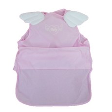 로코스마트_천사날개 이유식 앞치마-민소매+LCPO, 좋아★핑크