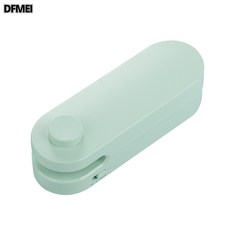 DFMEI 간식 방습 밀폐기 소형 포장 비닐 밀폐기 손잡이 압식 충전식 밀폐용기, 라이트카키