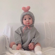 아기하트 50일촬영의상 신생아50일촬영 3개월 돌전아기옷