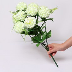 조아트 3+2행사 인테리어조화 꽃 성묘꽃 산소꽃 납골당꽃 40종 모음, 21_대볼국-크림