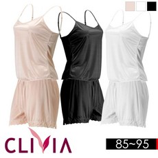 크리비아 끈스타일 심플 캐미솔 슬립 상하세트 csl 5302 A 03P e99s