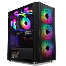 STGAubron 게이밍 데스크탑 PC 지포스 RTX 3060 12G GDDR6 인텔 코어 i710700KF 5.1G 16G DDR4 1T SSD WiFi BT 5.0 RGB 팬