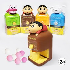 짱구는 못말려 캔디머신 사탕 자판기 뽑기 장난감, 2개, 15g