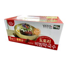 코스트코 일월풍면 도토리 비빔막국수 297.5G X 8 / 도토리함유 저온숙성면