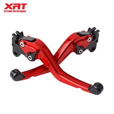 야마하 YZF-R3 튜닝 레바 XRT 3D 조절식 절삭레버 전년식 숏, Red - 레드, 1개