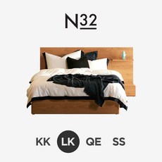 [시몬스] D2178A. N32 스프링 스페셜. 라지킹 침대, 라이트오크