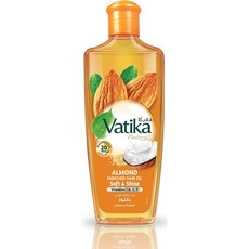 일본직발송 6. VATIKA NATURALS DABUR VATIKA 아몬드 헤어 오일 200 ML B004T8Z91O, 1개, 200ml - 마카다미아씨오일