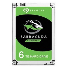 [SEAGATE] BARRACUDA HDD 6TB ST6000DM003 패키지 6TB (3.5HDD/ SATA3/ 5400rpm/ 256MB/ SMR+MTC) - 씨게이트barracuda5400rpm256mb