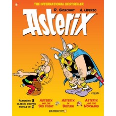 (영문도서) Asterix Omnibus #3: Collects Asterix and the Big Fight Asterix in Britain and Asterix and the Normans Paperback, Papercutz