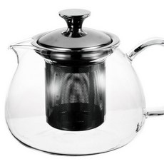 티백워머 내열유리티팟 직화주전자 투명주전자 투명 유리주전자 800ml 유리티포트