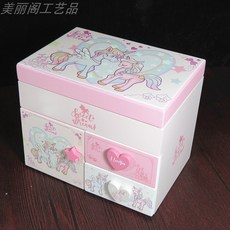 오르골보석함 유니콘 보석함 나무, 기본