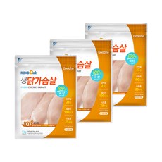 굽네 로드닭 생닭가슴살 1kg, 3봉, 3kg