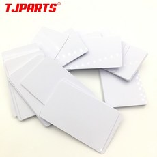 부품 X 광택 흰색 빈 잉크젯 인쇄용 PVC 카드 캐논 프린터 용 Epson 방수 플라스틱 ID 명함 20 개, 한개옵션0, 1개