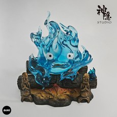 하울의 움직이는성 캘시퍼 인테리어 불멍 무드등 지브리 캐릭터 취침등