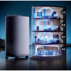 저소음 제습기 가정용 60리터 80L 이동식 드레스룸, 2. 80L/D 음이온공기청정기