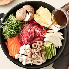 해와바다 소불고기 전골 410g 2-3인분 고기중량 60% 깊은 국물맛, 1개