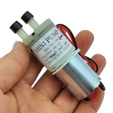 DC 12V 소형 미니 370 모터 워터 펌프 다이어프램 셀프 프라이밍 흡입 펌프 미니 수류 제어 펌프 27mm 펌프 헤드, 1개