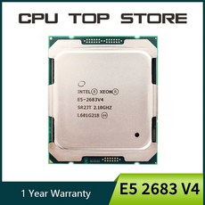 중고 인텔 제온 E5 2698 V4 CPU 프로세서 20 코어 40 스레드 22GHZ 50MB L3 캐시 135W SR2JW LGA 2011-3, 한개옵션0