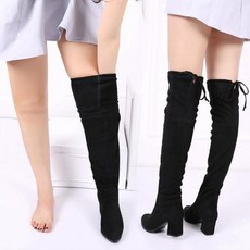하비 통통 롱부츠 하체통통 종아리 넓은 부츠 큰 튜브 여성 지방 두꺼운 다리 여성 무릎