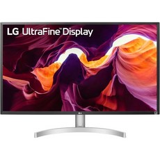 LG 울트라파인 32인치 컴퓨터 모니터 32UL500W VAHDR 10 호환성 및 AMD FreeSync 화이트