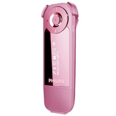 필립스 8G MP3 플레이어 SA1208, Pink