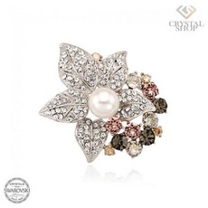 CRYSTALSHOP 카라 엔틱 브로치 스와로브스키 크리스탈 사용 CA0120BB