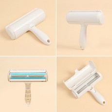 고양이털 강아지털 개털 애견털 흡입기 청소기 강아지뭉친털 펫스타일러 원터치고양이빗 반영구 고양이 돌돌이, 1개