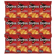 도리토스 나초 칩 칠리 히트웨이브 180g x 12팩 또띠아 나쵸 Doritos Chilli Heatwave Tortilla
