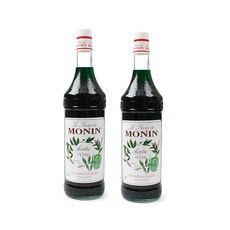 모닌 그린민트시럽 1000ml 2개세트, 2개