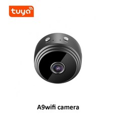 투야 스마트 라이프 미니 와이파이 카메라 1080P HD IP 카메라 야간 버전 마이크로 카메라 음성 비디오 녹음기 무선 보안 A9 카메라, 1)Camera, 1개
