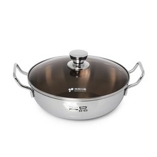 키친아트 일품 스텐 통3중 인덕션 궁중전골 냄비 26cm, 1개
