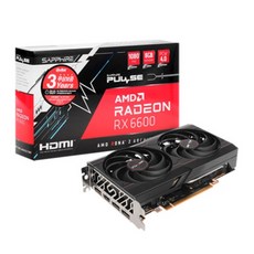 [SAPPHIRE] Radeon™ RX 6600 PULSE D6 8GB Dual-X