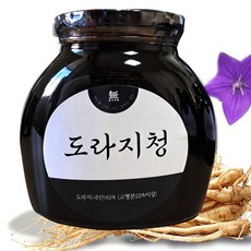 [fafishop]약초인 무설탕 도라지청 프리미엄 650g 국내산 도라지 무색소 무방부제, 1개, 1개입