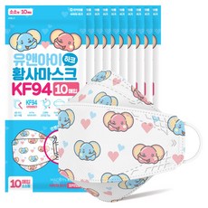 유앤아이 황사마스크 KF94 (소소형) 하코, 10매입, 10개, 하코캐릭터