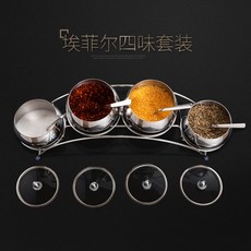 스테인레스 스틸 주방 양념통 4종세트 (EIFFEL-829), 단품