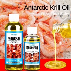 남극 새우 오일 새우 파우더 풍부한 풍미 낚시 약 붕어 낚시 미끼 크릴 미끼 100ML, 1개