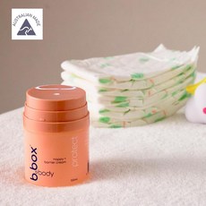 호주 비박스 아기용 바디 프로텍트 기저귀 배리어 크림 100ml 병 리필 B.Box Body Protect Nappy Barrier Cream 100ml Jar Refill, 1개