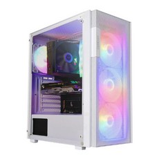 I7 14700F/RTX4060TI 조립 PC 데스크탑 게이밍 컴퓨터 어항케이스 C214, 케이스3 하이브 화이트 - 14700f