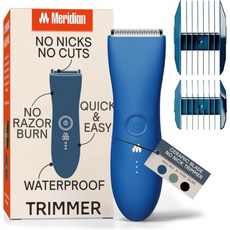 MERIDIAN MERIDAN Manscape Ball Trimmer Men Body Pubic Hair Shaver Original Sage, Ocean, 1개