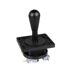조이스틱 EG STARTS AMERICAN 스타일 ARCADE COMPETITION 2PIN BAT JOYSTICK SWITCHABLE FROM 8 WAYS ELLIP, 1개, 3) 검정