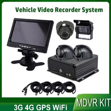 염경환블랙박스 홈쇼핑블랙박스 AHD 1080P 카메라 모바일 DVR GPS 추적기 4G 실시간 라이브 스트림 MDVR 블랙 박스 자동차 트럭 키트, 4)SD GPS - mdvr