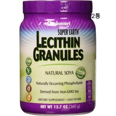 블루보넷 레시틴 파우더형태 360g X 2통 100회분 Lecithin Granules, 2개