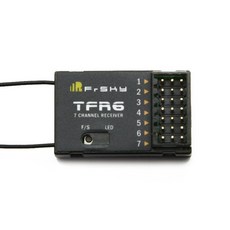 FrSky TFR6 TFR6A TFR6-A 2.4Ghz 7 채널 7CH 수신기 후타바 FASST 호환 Feiying Fr 하늘, [01] TFR6, 1개