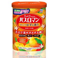 BATHROMAN 碳酸入浴劑 柚子香, 600g, 1罐