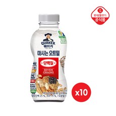 퀘이커 마시는 오트밀 단백질 80gx10개