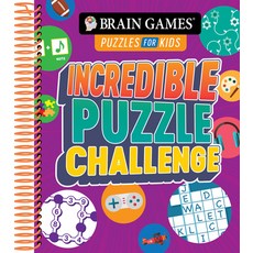 Brain Games Puzzles for Kids - Incredible Puzzle Challenge Spiral, Publications International,..., English, 9781645585619