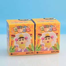 크레용 신짱 코스튬 시리즈 짱구는 못말려 피규어 52TOYS 정품 굿즈, 랜덤 박스 2개(반복X)